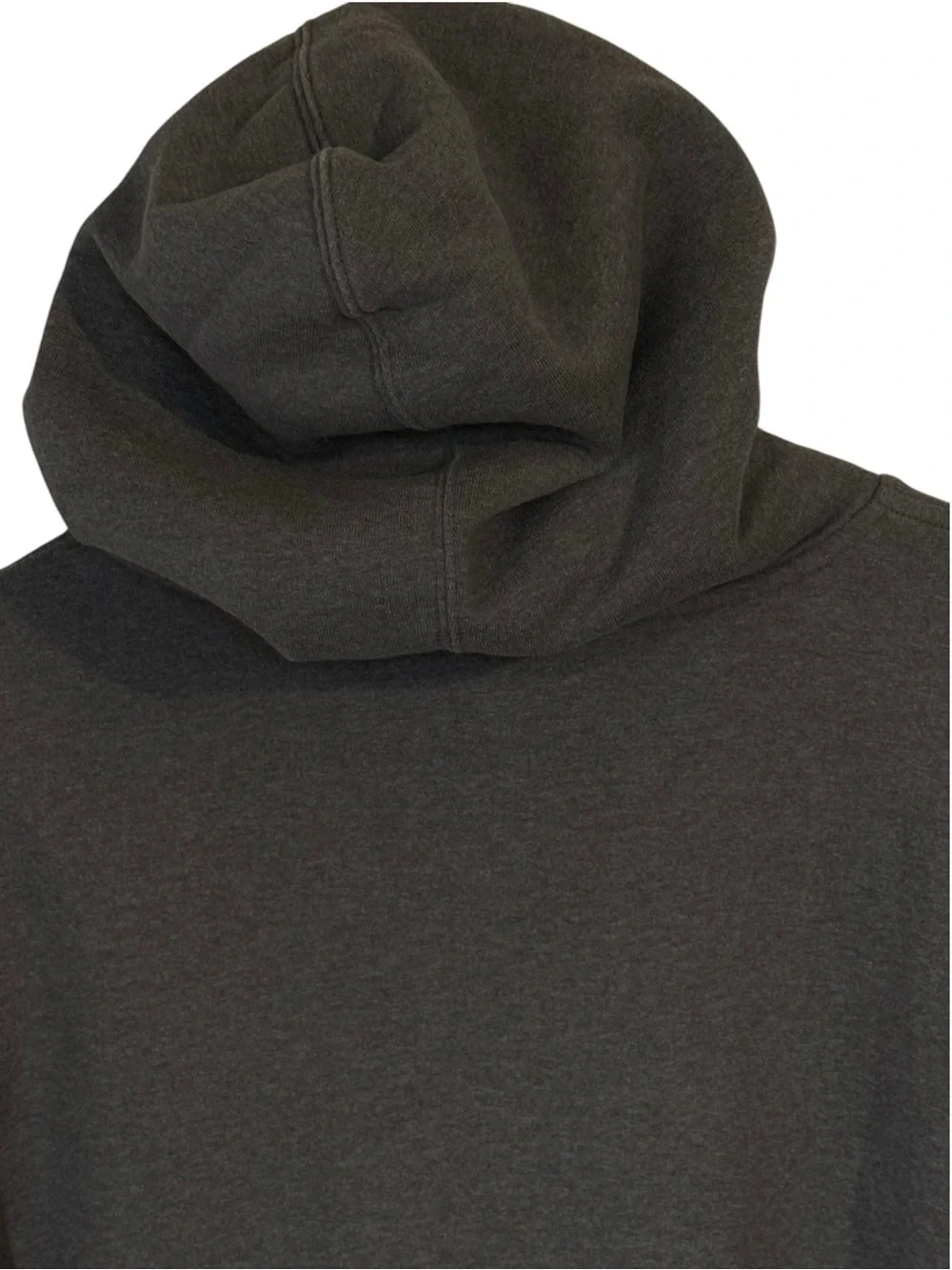 The North Face Men's Half Dome Pullover Hoodie Charcoal Gray Orange Logo XXL
